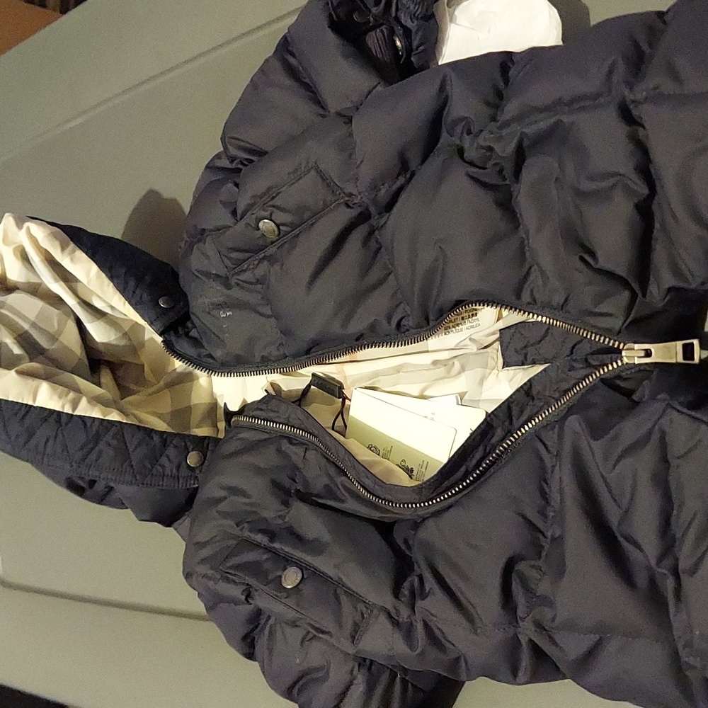Kid's River Vintage Check Quilted Snowsuit, Size 3M-12m - Picture 4 of 6